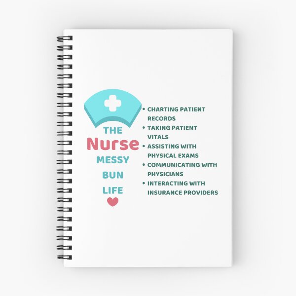 Item preview, Nurse Messy Bun Life Routine designed and sold by ShopULove.