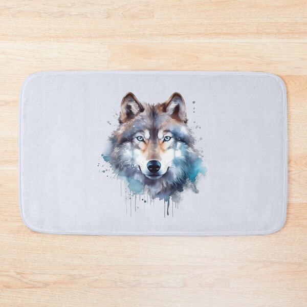 Item preview, Watercolor Wolf Face designed and sold by Hiszpanka.