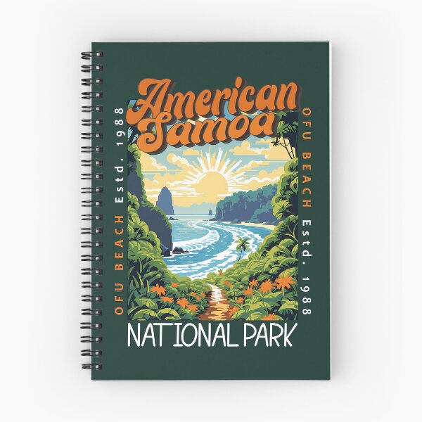 Item preview, American Samoa National Park Retro Distressed designed and sold by KrisSidDesigns.