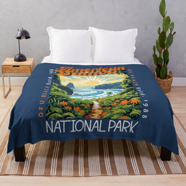Item preview, American Samoa National Park Retro Distressed designed and sold by KrisSidDesigns.