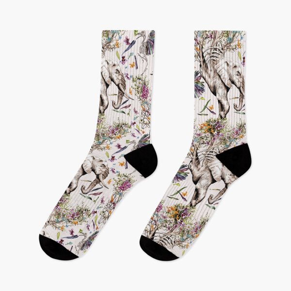 Item preview, Ethereal Elephant: Animal Skeleton Tree Floral Requiem designed and sold by Everpop.