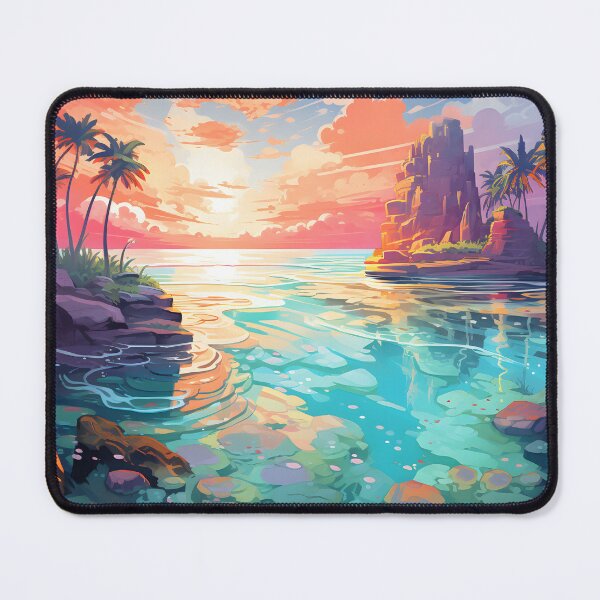 Item preview, Vibrant Tropical Riverscape designed and sold by Maxouniverse.
