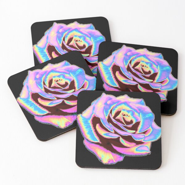 Item preview, Garden roses Pink rose Neon designed and sold by Swshi.
