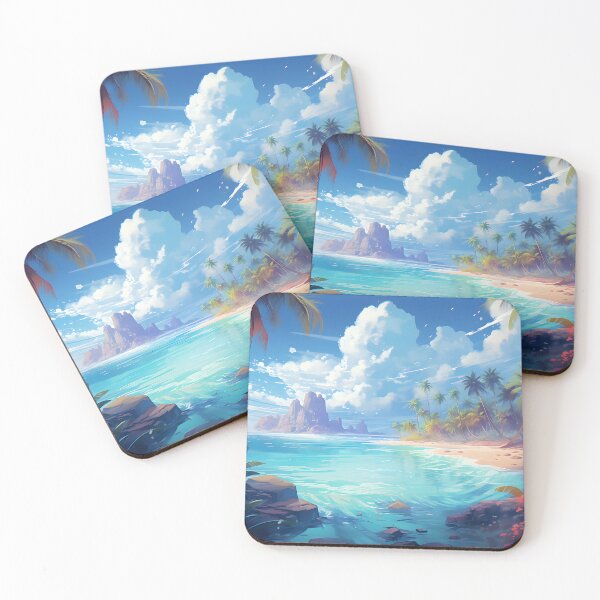 Item preview, Tropical Paradise Landscape designed and sold by Maxouniverse.