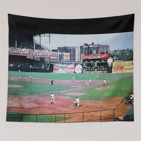 Item preview, Ebbetts Field,  Brooklyn Baseball Stadium, Old Ballparks, Old Stadiums, New York Baseball Stadiums, Bleacher Bums designed and sold by Nostrathomas66.