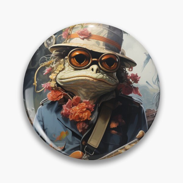 Item preview, Apocalyptic Digital Cyber Frog Musician  designed and sold by StarlasShop.