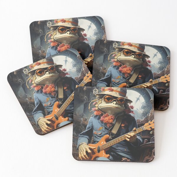 Item preview, Apocalyptic Digital Cyber Frog Musician  designed and sold by StarlasShop.