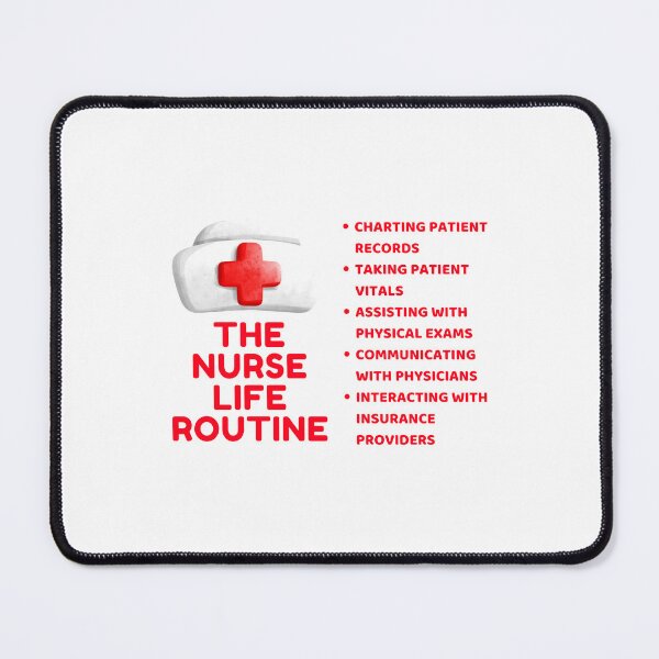 Item preview, Nurse Messy Bun Life Routine designed and sold by ShopULove.