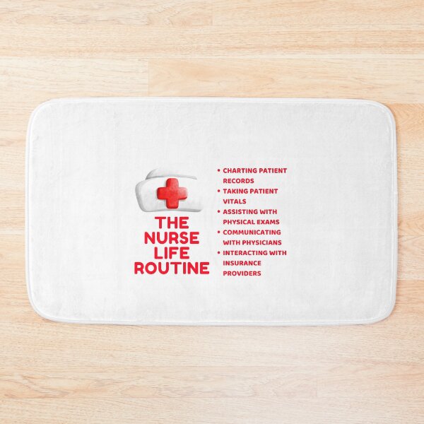 Item preview, Nurse Messy Bun Life Routine designed and sold by ShopULove.