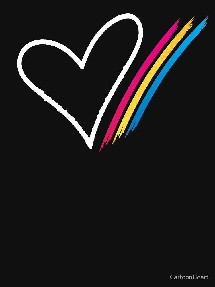 Heart Stripe - T-Shirt by CartoonHeart