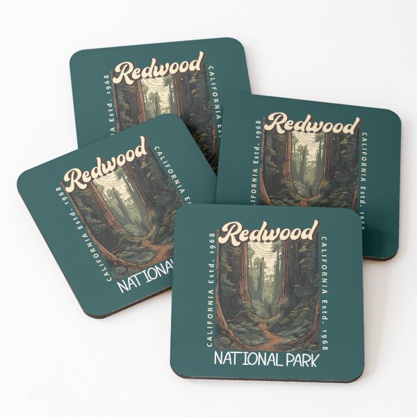 Item preview, Redwood National Park Retro Distressed designed and sold by KrisSidDesigns.