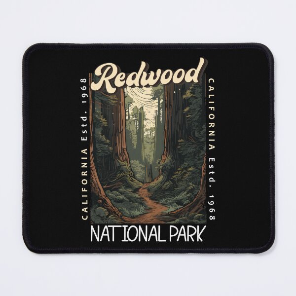 Item preview, Redwood National Park Retro Distressed designed and sold by KrisSidDesigns.