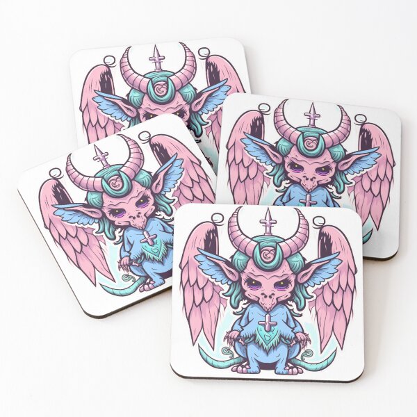 Item preview, Cute Pastel Baby Baphomet designed and sold by cutesykreations.