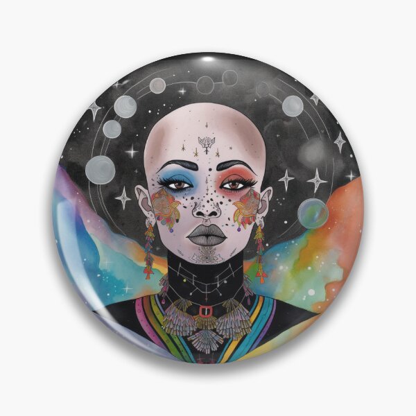 Item preview, Spiritual woman chakra  designed and sold by Trippy Jane Art.