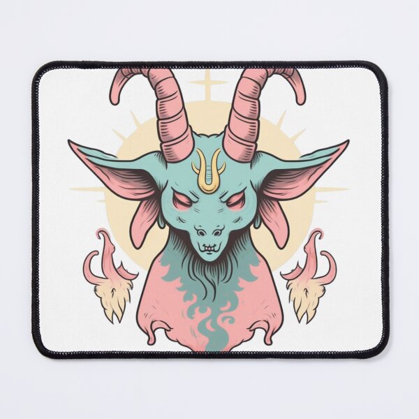 Item preview, Cute Pastel + GoldBaby Baphomet designed and sold by cutesykreations.