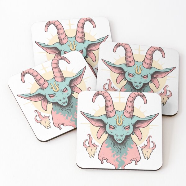 Item preview, Cute Pastel + GoldBaby Baphomet designed and sold by cutesykreations.