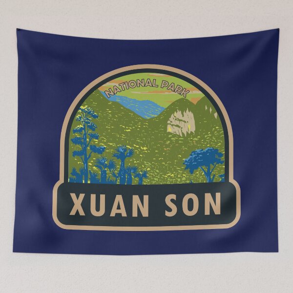 Item preview, Xuan Son National Park Vietnam Travel Art designed and sold by KrisSidDesigns.