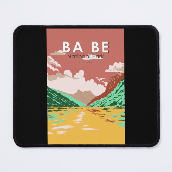 Item preview, Ba Be National Park Vietnam Travel Art Vintage designed and sold by KrisSidDesigns.
