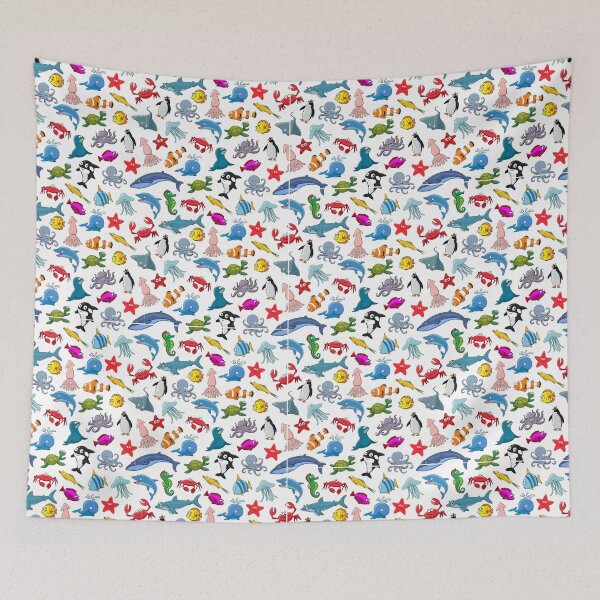 Item preview, Fish swimming in the ocean designed and sold by megmcghee.