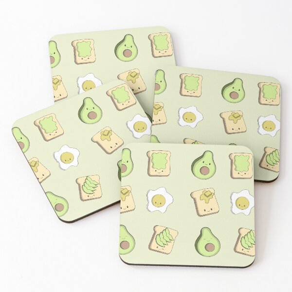 Item preview, Kawaii Avacado Breakfast Pack Attack  designed and sold by BuckyCreative.