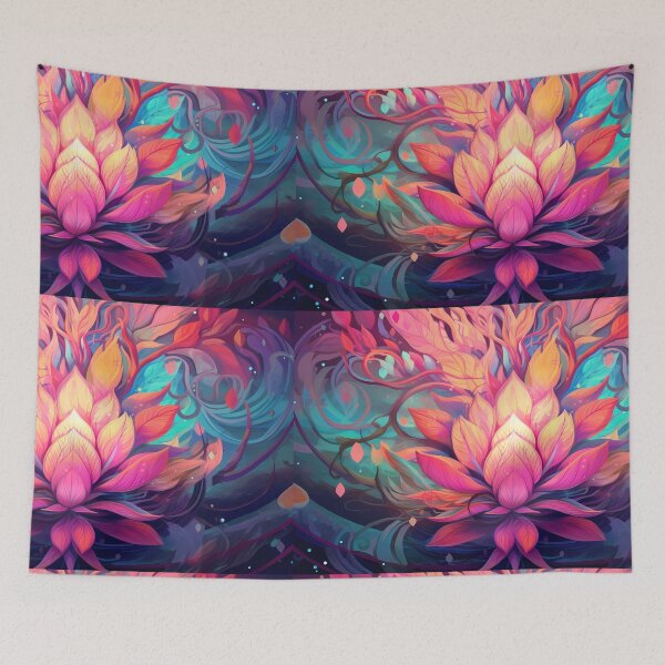 Item preview, Psychedelic Tapestry, Bedroom Wall Decor, Wall Hanging Trippy Tapestry, Trippy Room Decor, Aesthetic Wall Decor, Psychedelic Tapestry designed and sold by TileTango.