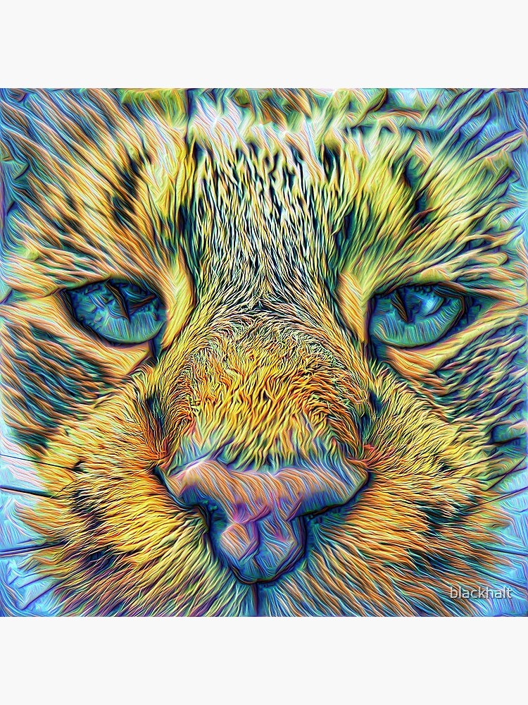 #DeepDreamed Cat v1449127170 by blackhalt