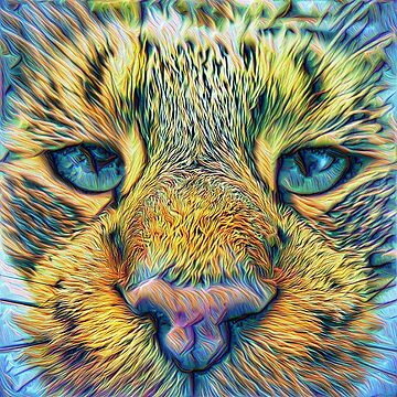 Artwork thumbnail, #DeepDreamed Cat by blackhalt