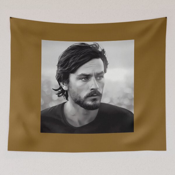 Item preview, Alain Delon with beard  . 	 designed and sold by bgnodhuk32.