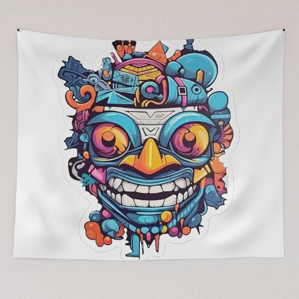 Item preview, Original face with orange eyes designed and sold by abmkf.