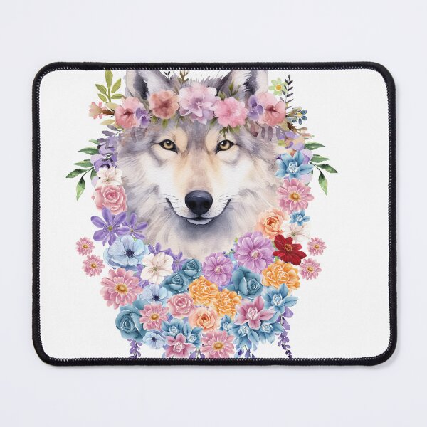 Item preview, Wolf With Flowers designed and sold by STPalettePlace.