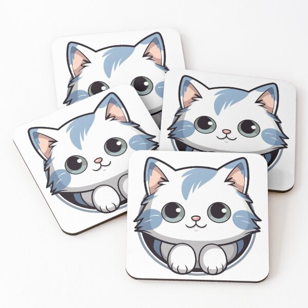 Item preview,  Cute cat, kawaii cat designed and sold by NFA-ideas.