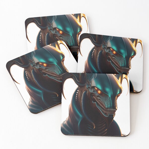 Item preview, Xenomorph alien character portrait designed and sold by Atlasmarkt.