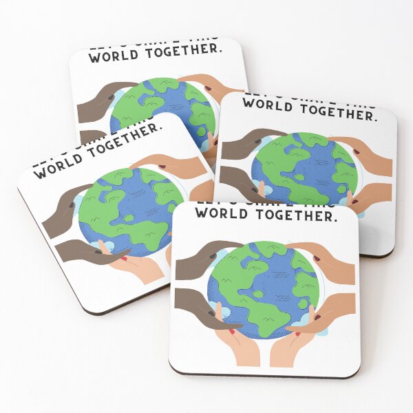 Item preview, Let's Shape This World Together designed and sold by Acorn-Studio.