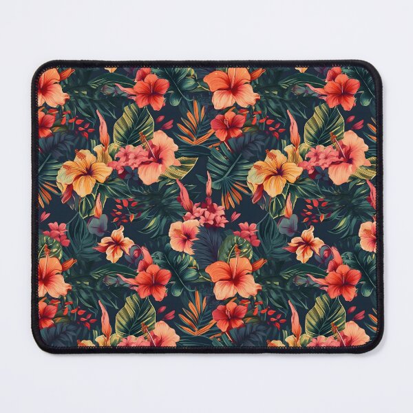 Item preview, Seamless Nature Pattern (Tropical Flowers) designed and sold by DarklingAnubiss.