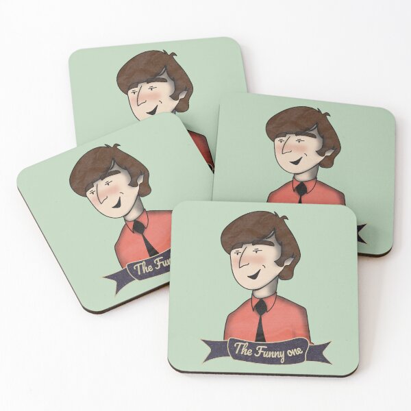 Item preview, Lennon's Comic Charm - Beatles Cartoon Sticker designed and sold by roxiestrawberry.