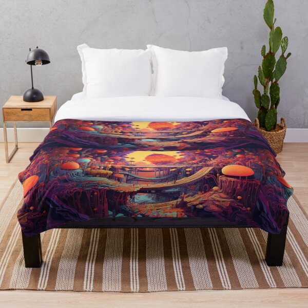 Item preview, Psychedelic Tapestry, Bedroom Wall Decor, Wall Hanging Trippy Tapestry, Trippy Room Decor, Aesthetic Wall Decor, Psychedelic Tapestry designed and sold by TileTango.