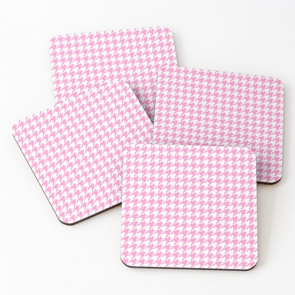 Item preview, Houndstooth Pattern Pink and White designed and sold by tonymagnerart.