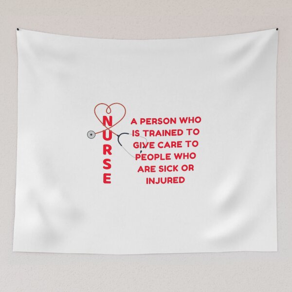 Item preview, Nurse, a person who is trained to give care to people who are sick or injured designed and sold by ShopULove.