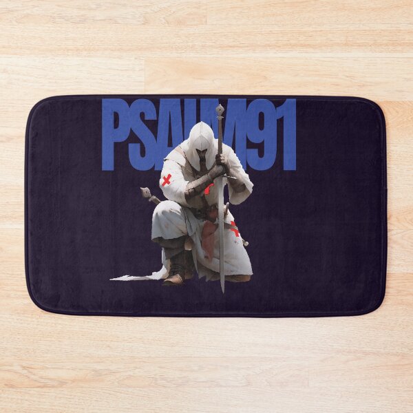 Item preview, "Divine Protector: Templar Knight Embodying the Strength of Psalm 91" designed and sold by KEN1ART.