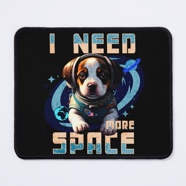 Artikelvorschau, Hündchen-Astronaut | Hunde im Weltraum | Vintage-Stil entworfen und verkauft von Tee-Craftify.