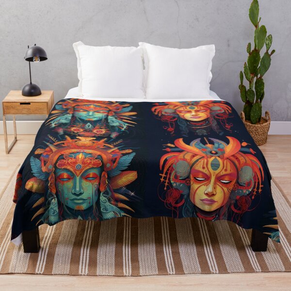 Item preview, Psychedelic Tapestry, Bedroom Wall Decor, Wall Hanging Trippy Tapestry, Trippy Room Decor, Aesthetic Wall Decor, Psychedelic Tapestry designed and sold by TileTango.