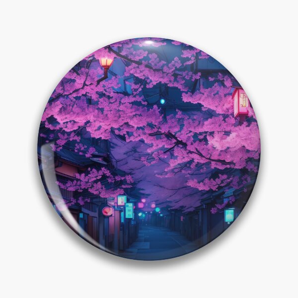 Item preview, Goshogawara Kyoto Beautiful Neon Street designed and sold by AiArtMerch.