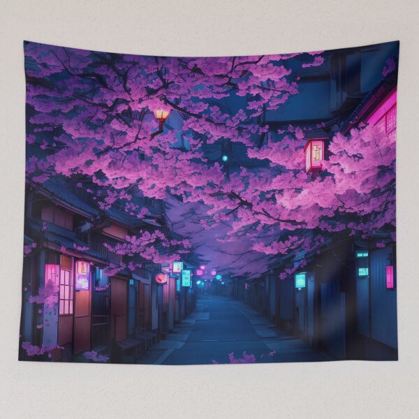 Artikelvorschau, Goshogawara Kyoto Schöne Neonstraße entworfen und verkauft von AiArtMerch.