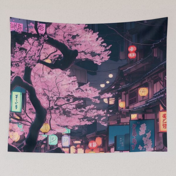 Artikelvorschau, Higashiyama Kyoto Schöne Neonstraße entworfen und verkauft von AiArtMerch.