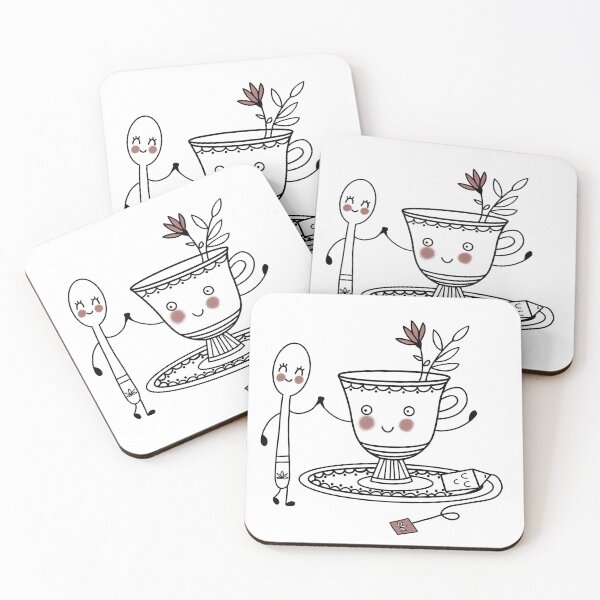Aperçu de l'œuvre Tasse amicale avec cuillère créée et vendue par Zeewind.
