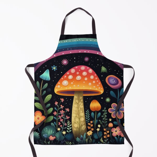 Item preview, Magic mushrooms. Psychedelic hallucination. Vibrant illustration. 60s 70s hippie colorful art. designed and sold by anytka.