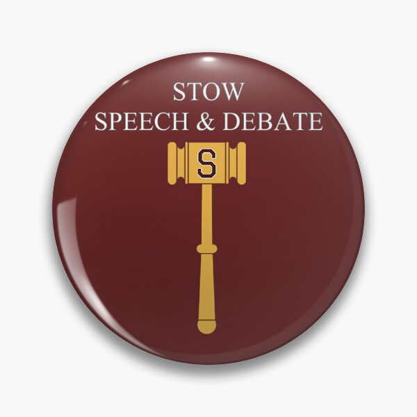 Item preview, Stow Speech & Debate Gavel Logo designed and sold by smfspeechdebate.