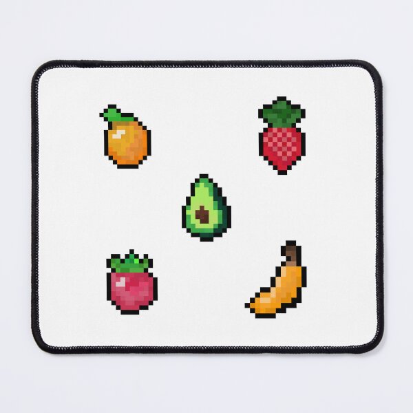 Item preview, Pixel art fruit sticker pack designed and sold by wonderxwander.