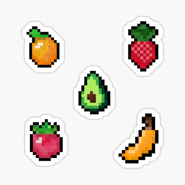 Fruit Pixel Art Graphic by Chanthimanartwork · Creative Fabrica