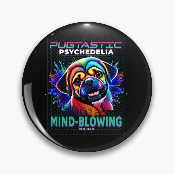 Item preview, Cute puppy | Pug dog | Synthwave Style designed and sold by Tee-Craftify.